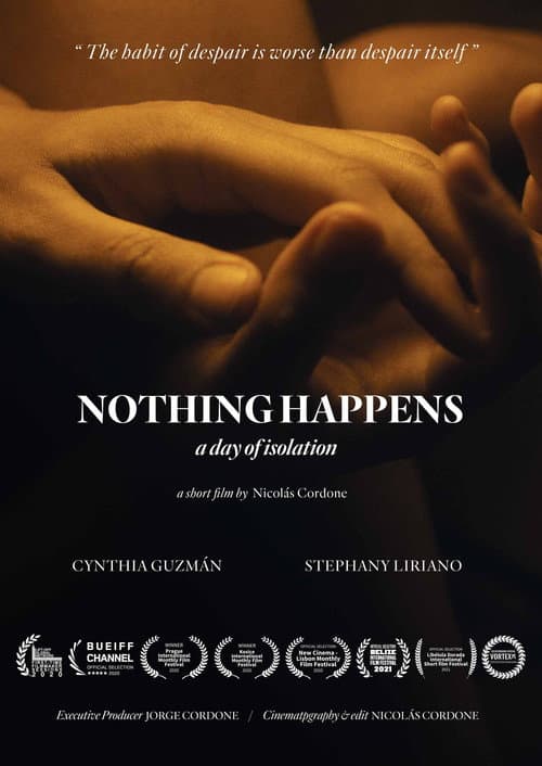 Nothing Happens, a day of isolation (2020) poster