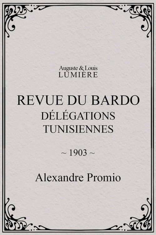 Revue du Bardo : délégations tunisiennes (1903) poster