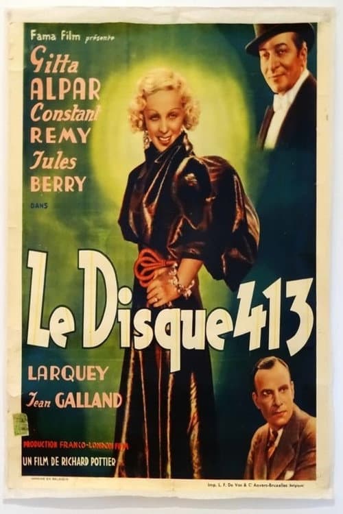 Le Disque 413 (1936) poster