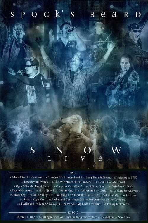 Spock's Beard: Snow Live (2017) poster
