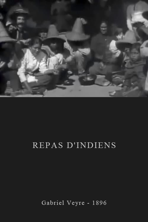 Repas d'indiens (1896) poster