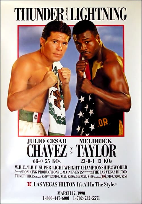 Julio César Chávez vs. Meldrick Taylor I (1990) poster