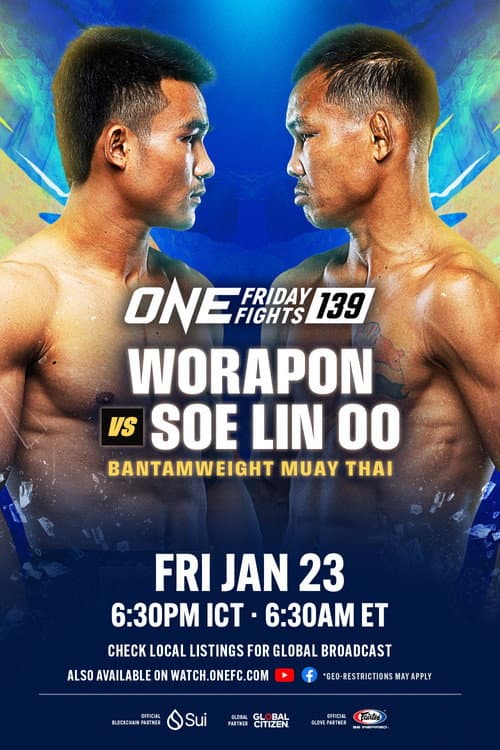 ONE Friday Fights 139: Worapon vs. Soe Lin Oo (2026) poster