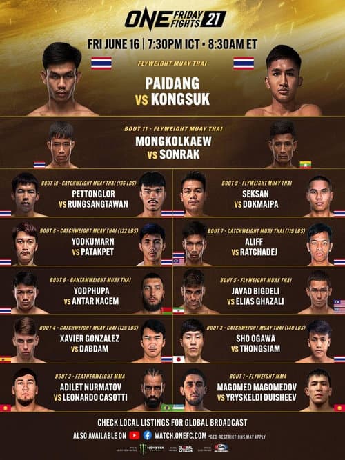 ONE Friday Fights 21: Paidang vs. Kongsuk (2023) poster