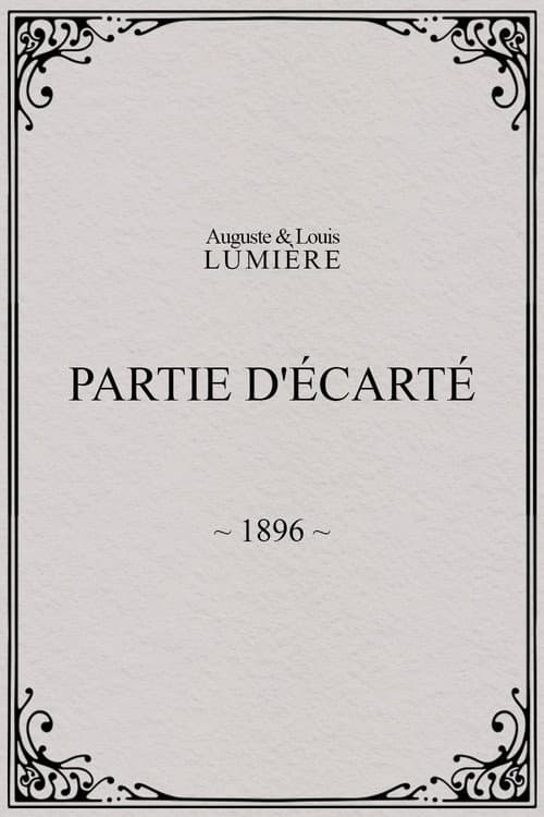 Partie d'écarté (1896) poster