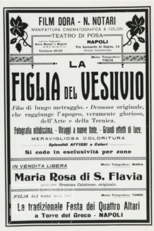 La figlia del Vesuvio (1912) poster