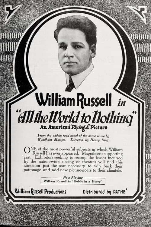 All the World to Nothing (1918) poster