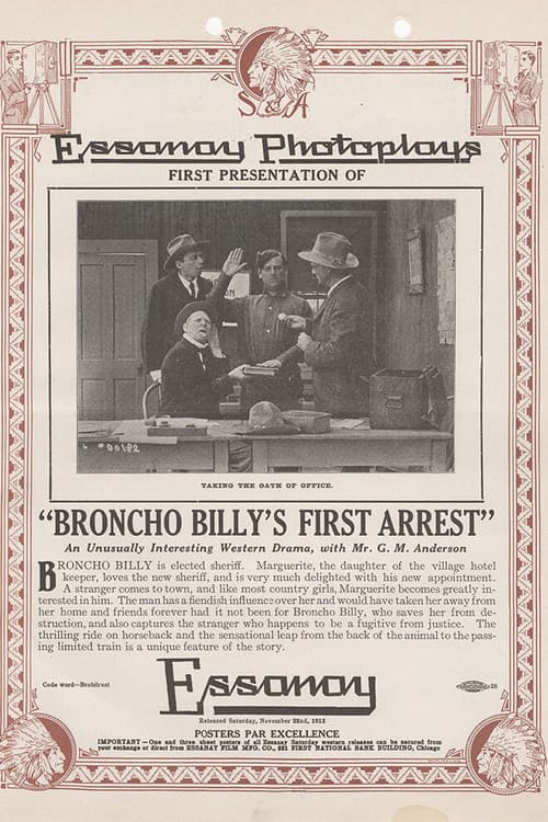 Broncho Billy's First Arrest (1913) poster