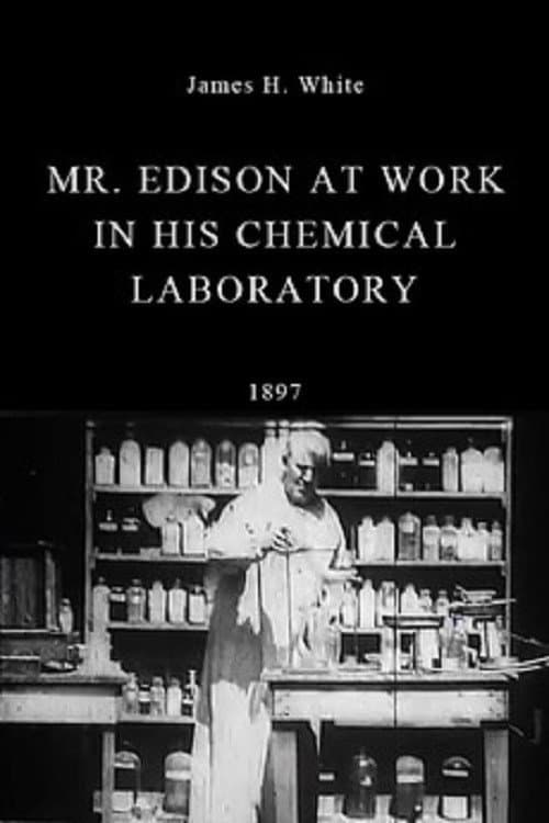 Mr. Edison at Work in His Chemical Laboratory (1897) poster