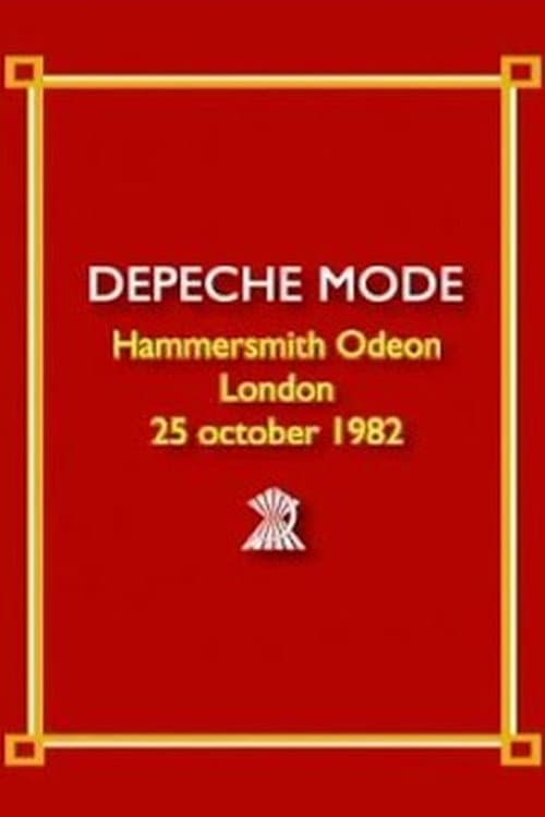 Depeche Mode - Live at Hammersmith Odeon 1982 (1982) poster