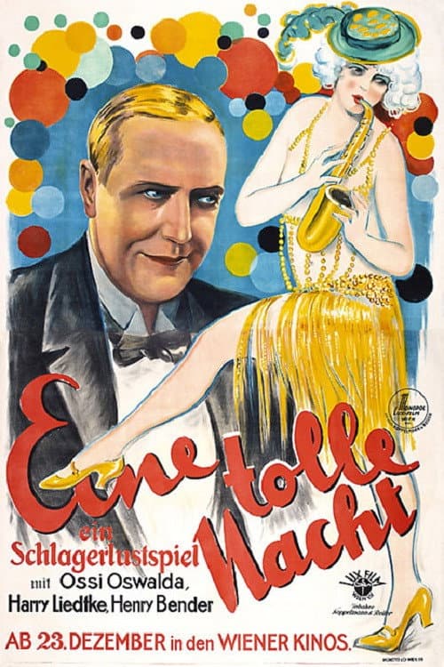 Eine tolle Nacht (1927) poster