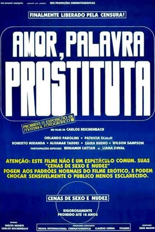 Amor, Palavra Prostituta (1982) poster