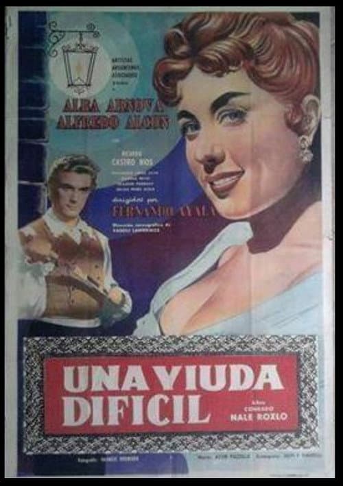 Una viuda difícil (1957) poster