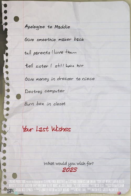 Your Last Wishes (2024) poster