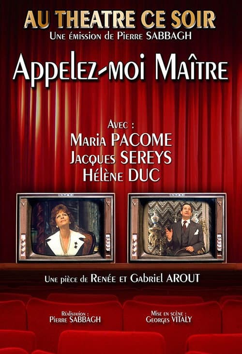 Appelez-moi maître (1977) poster