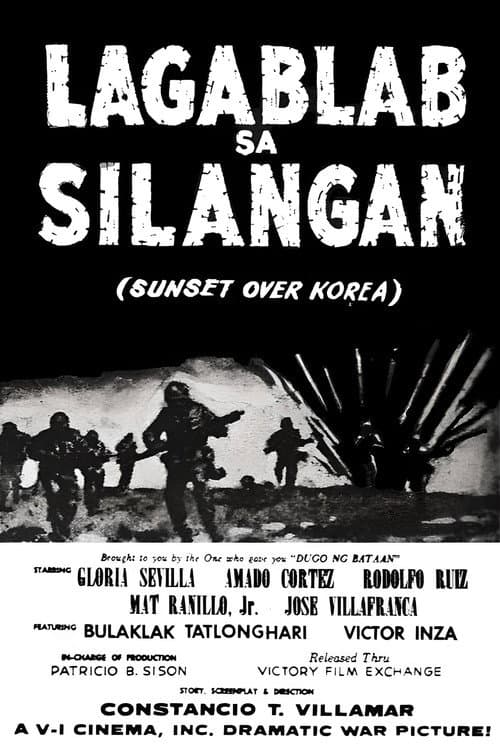 Lagablab sa Silangan (1956) poster