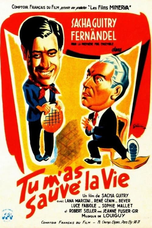 Tu m'as sauvé la vie (1950) poster