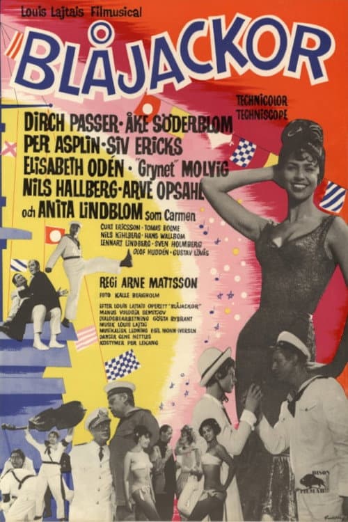 Blåjackor (1964) poster