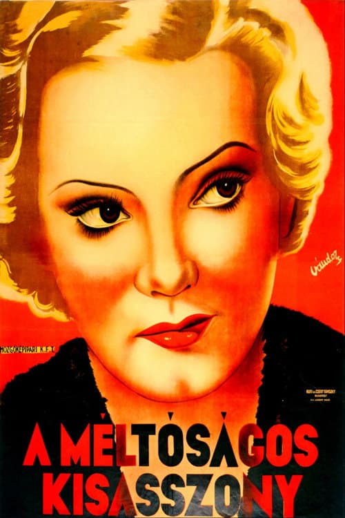 Méltóságos kisasszony (1936) poster