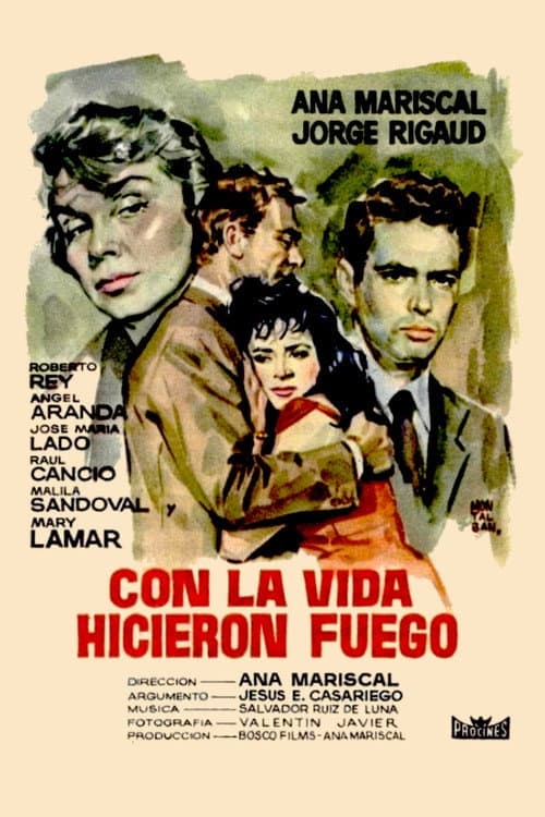 Con la vida hicieron fuego (1959) poster