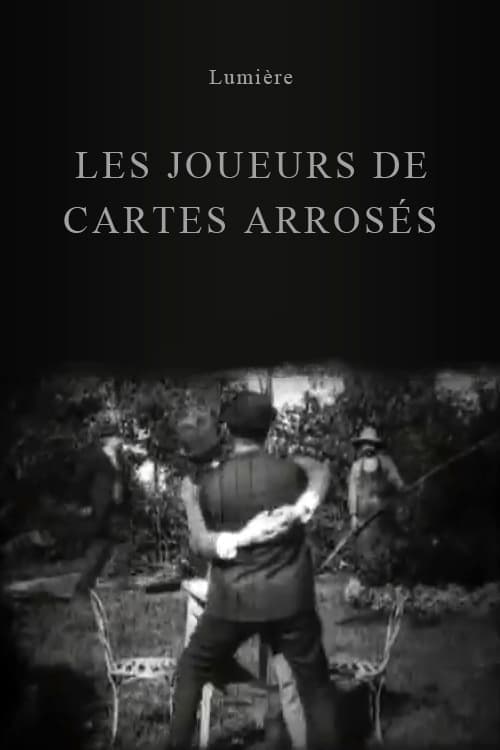 Joueurs de cartes arrosés (1896) poster