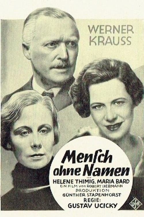 Mensch ohne Namen (1932) poster