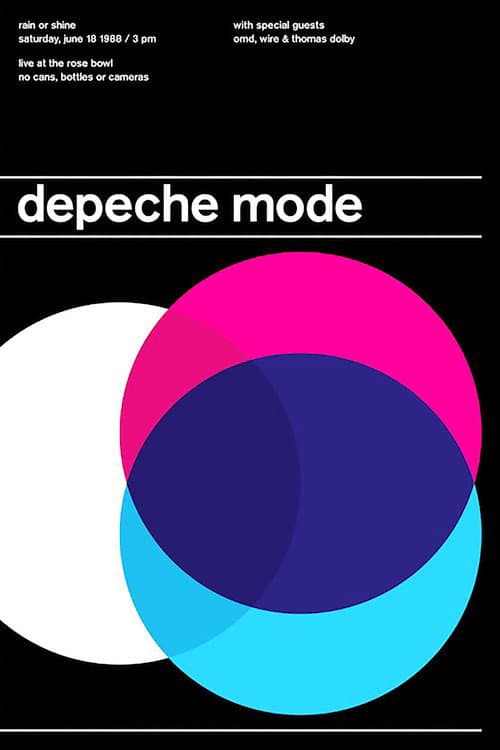 Depeche Mode: Live at the Pasadena Rose Bowl (1989) poster