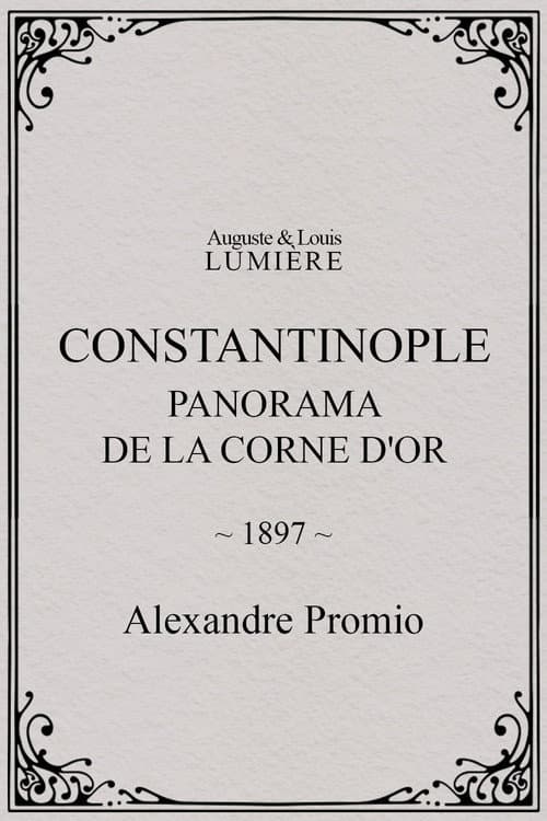 Constantinople, panorama de la corne d'or (1897) poster