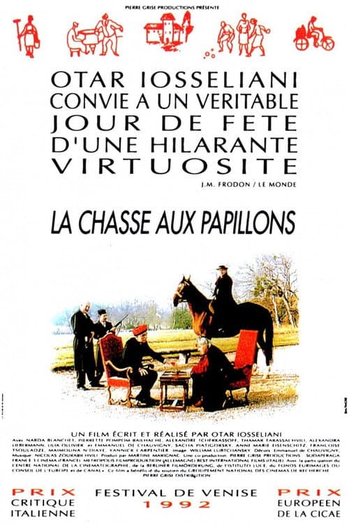 La Chasse aux papillons (1992) poster