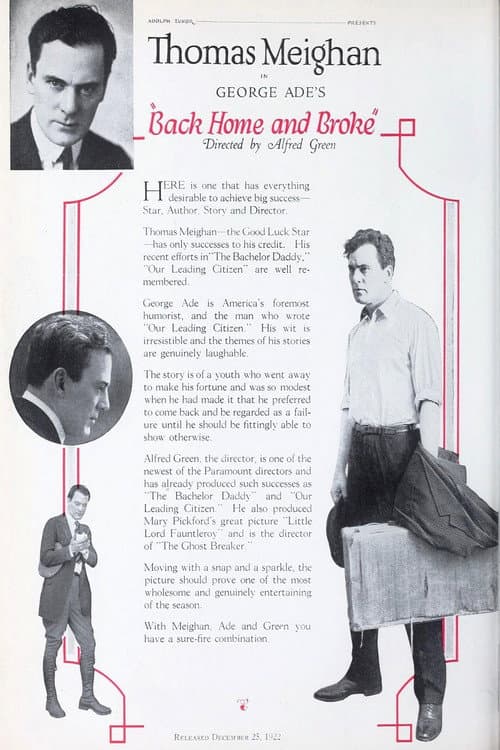 Back Home and Broke (1922) poster
