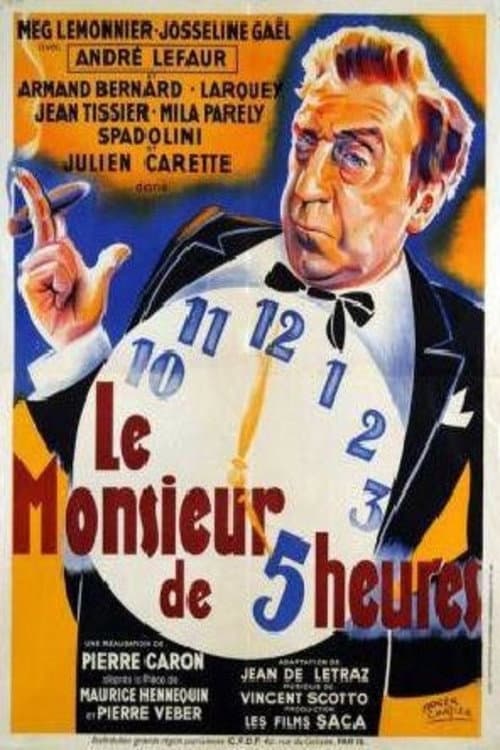 Le Monsieur de 5 heures (1938) poster