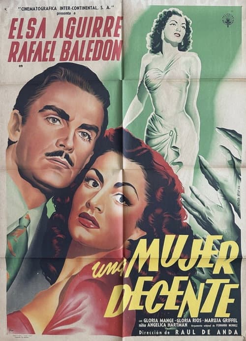 Una mujer decente (1950) poster