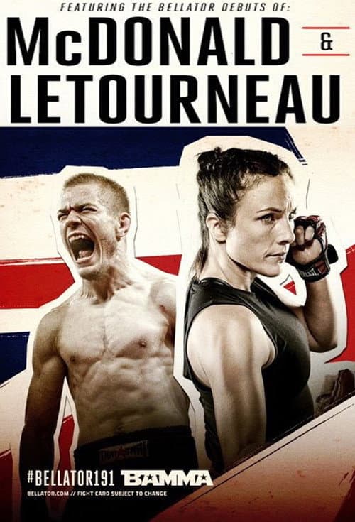 Bellator 191: McDonald vs. Ligier (2017) poster