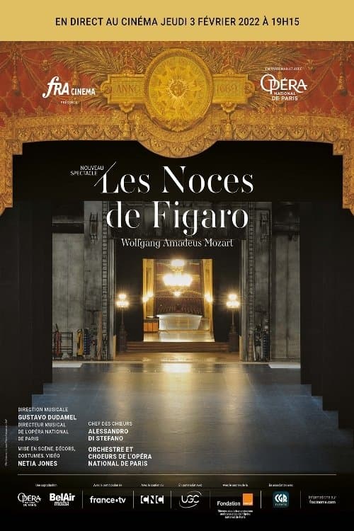 Les Noces de Figaro, Opéra Garnier de Paris (2022) poster