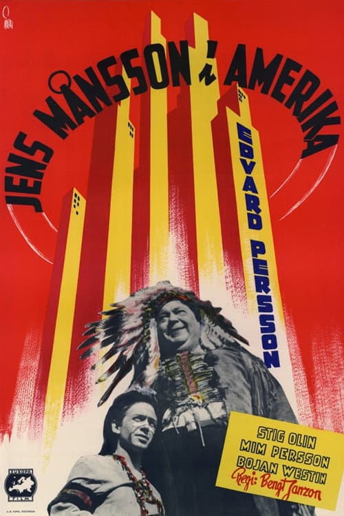 Jens Månsson i Amerika (1947) poster