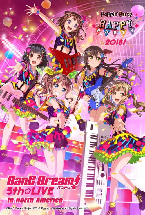 BanG Dream! 5th☆LIVE Day1：Poppin'Party HAPPY PARTY 2018! (2018) poster
