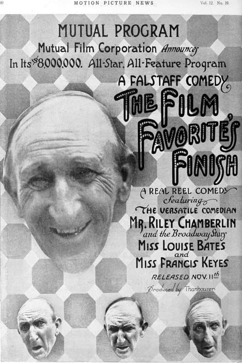 The Film Favorite's Finish (1915) poster