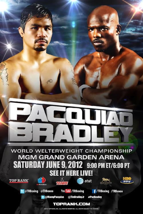 Manny Pacquiao vs. Timothy Bradley (2012) poster