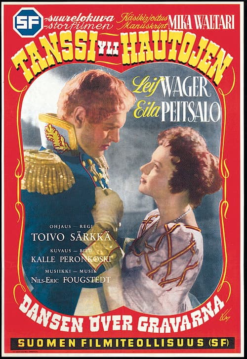 Tanssi yli hautojen (1950) poster