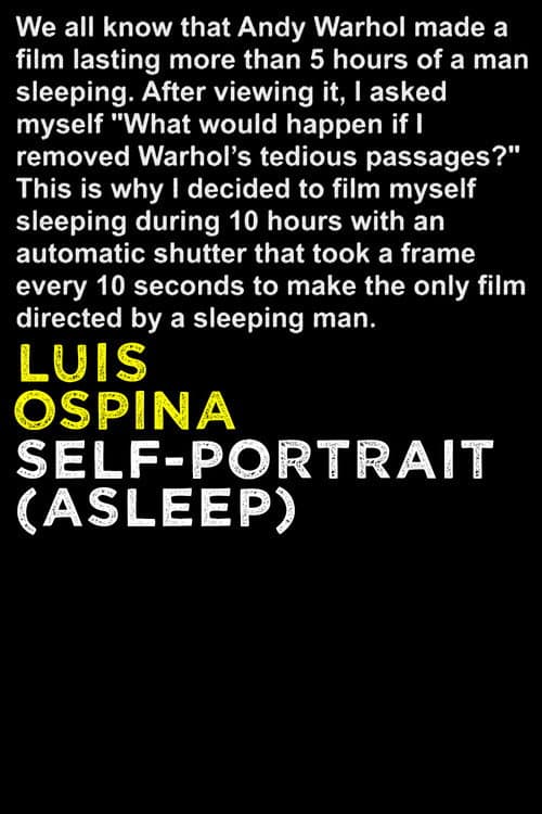 Autorretrato (Dormido) (1971) poster