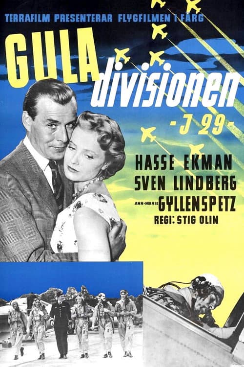 Gula divisionen (1954) poster