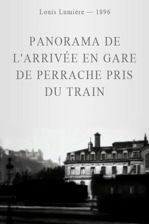 Panorama de l'arrivée en gare de Perrache pris du train (1896) poster