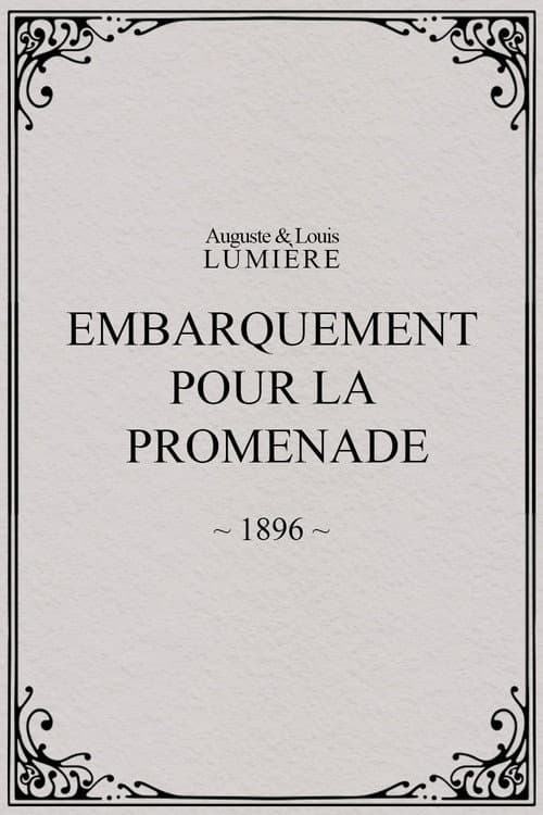 Embarquement pour la promenade (1896) poster