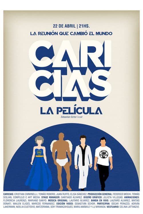 Caricias: La película (2022) poster