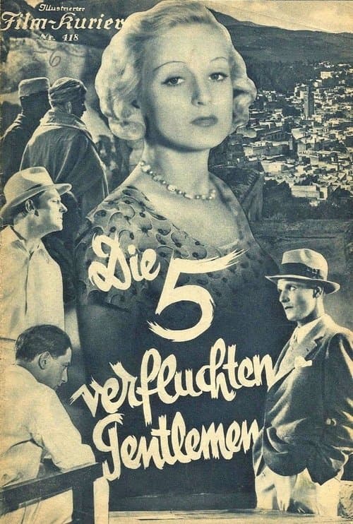 Die fünf verfluchten Gentlemen (1932) poster