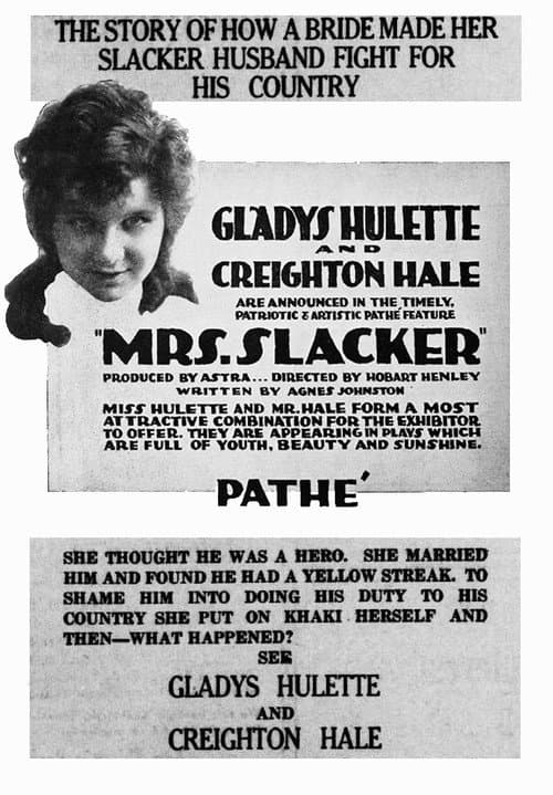 Mrs. Slacker (1918) poster