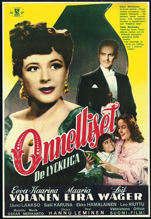 Onnelliset (1954) poster