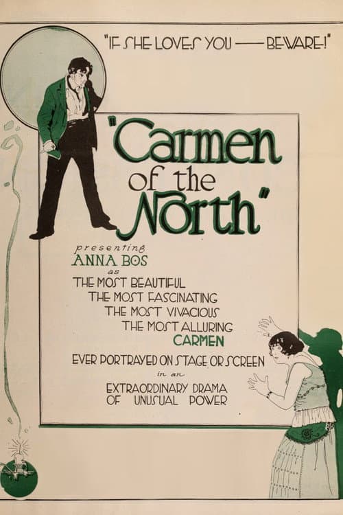 Een Carmen van het Noorden (1919) poster