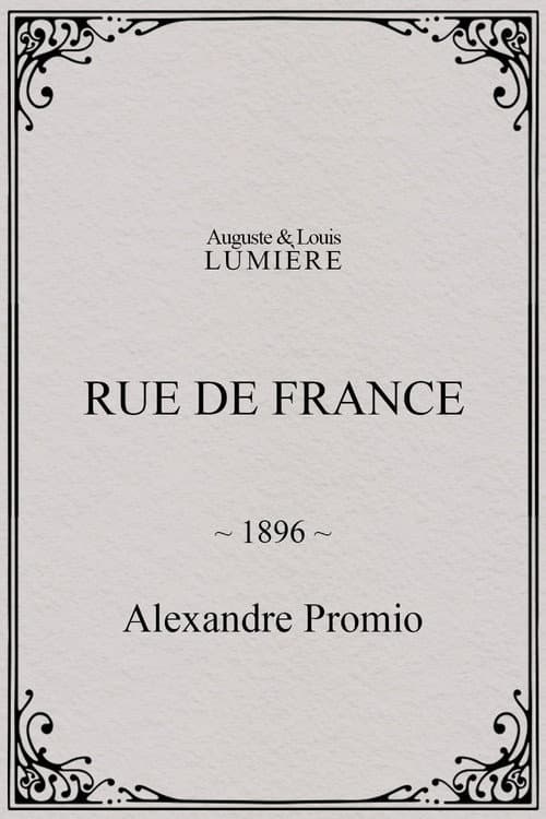 Rue de France (1896) poster