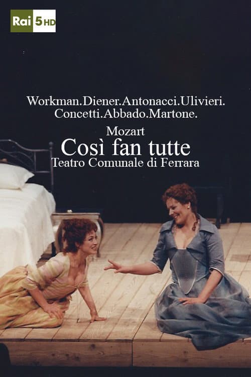 Così Fan Tutte - Teatro Comunale di Ferrara (2000) poster